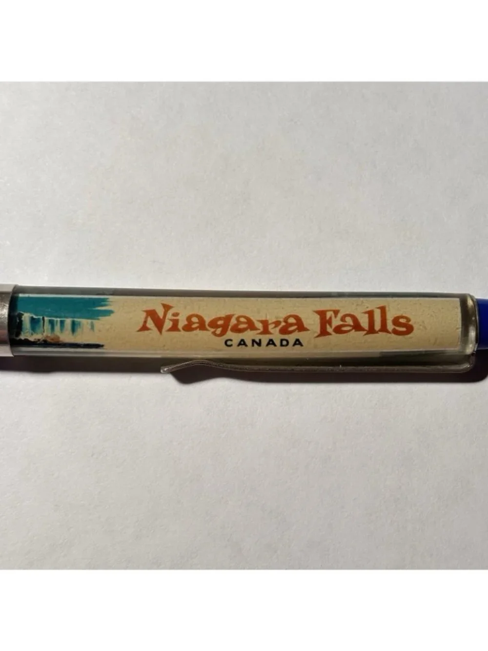 Niagara Falls Canada Floaty Pen Maid of the Mist Tour Boat Bridge Waterfalls Vtg